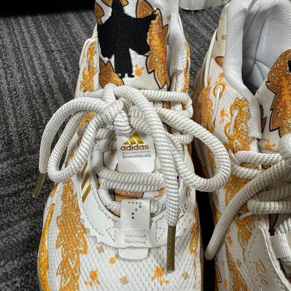 adidas Dame 7 x Ric Flair White Gold Metallic Basketball Shoes Size 6 Rare GCA main image 6
